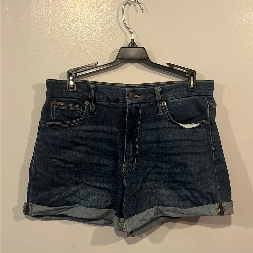 No Boundaries Dark Blue Jean Shorts